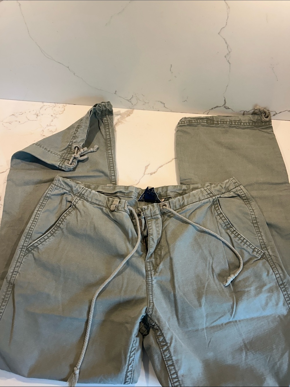 Lucky Brand Sage Green Casual Drawstring Pants